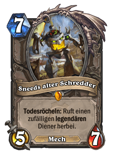 Sneeds alter Schredder