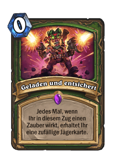 Geladen und entsichert