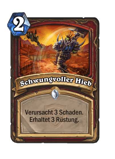 Schwungvoller Hieb
