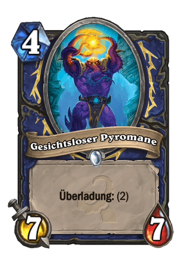 Gesichtsloser Pyromane