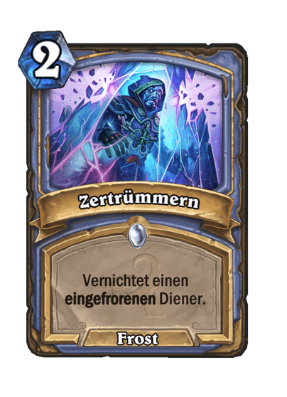 Zertrümmern