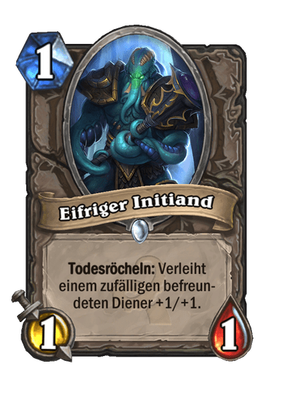 Eifriger Initiand