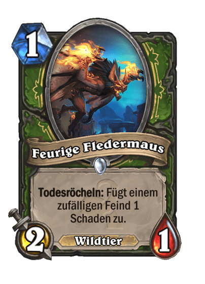 Feurige Fledermaus