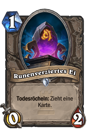 Runenverziertes Ei