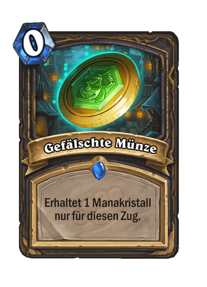 Gefälschte Münze