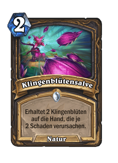 Klingenblütensalve