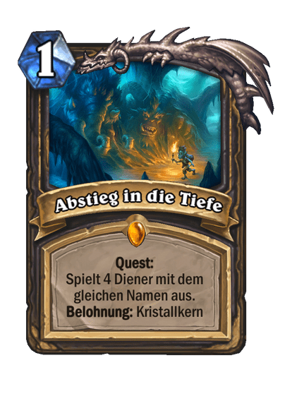 Abstieg in die Tiefe