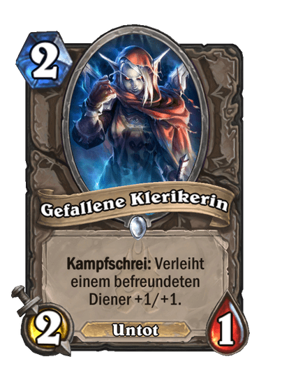 Gefallene Klerikerin