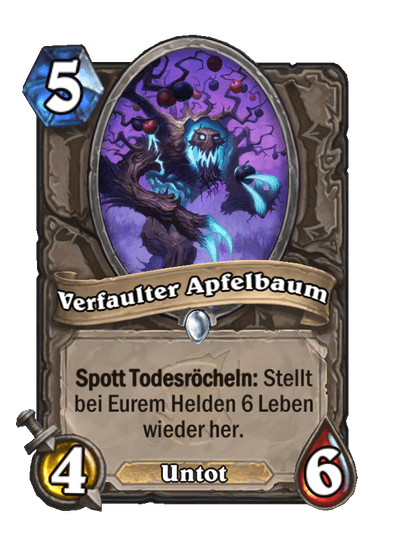 Verfaulter Apfelbaum