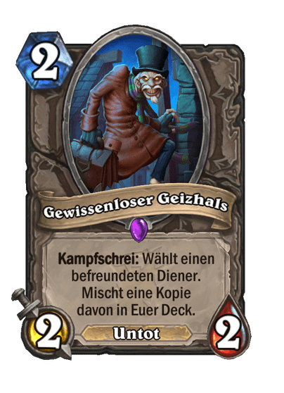 Gewissenloser Geizhals