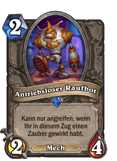 Antriebsloser Raufbot