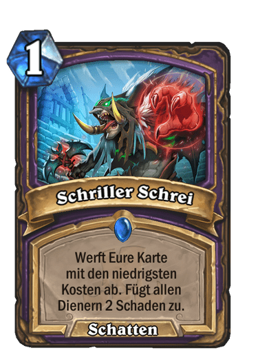 Schriller Schrei