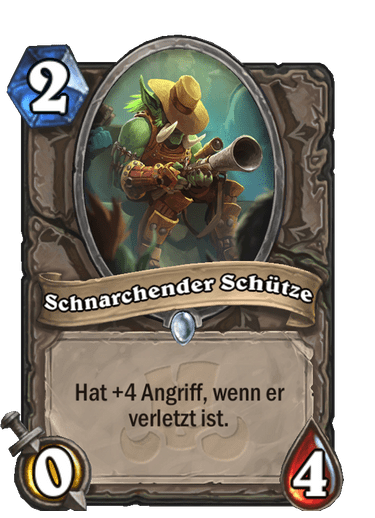 Schnarchender Schütze