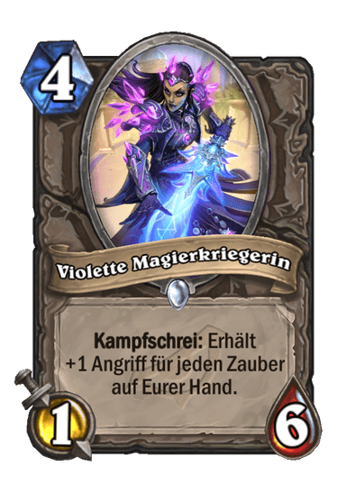 Violette Magierkriegerin