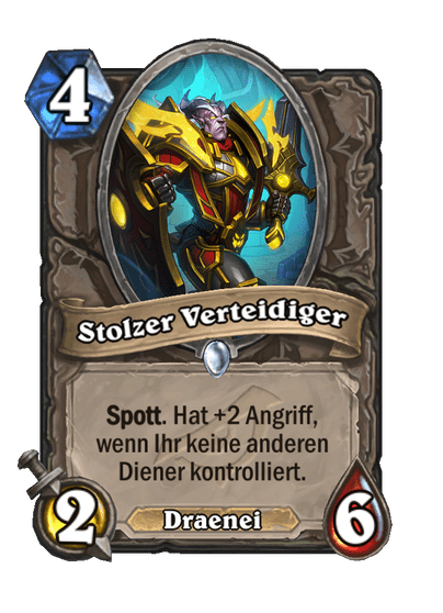 Stolzer Verteidiger