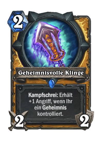 Geheimnisvolle Klinge