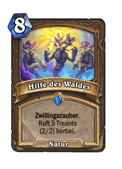 Hilfe des Waldes