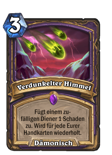 Verdunkelter Himmel