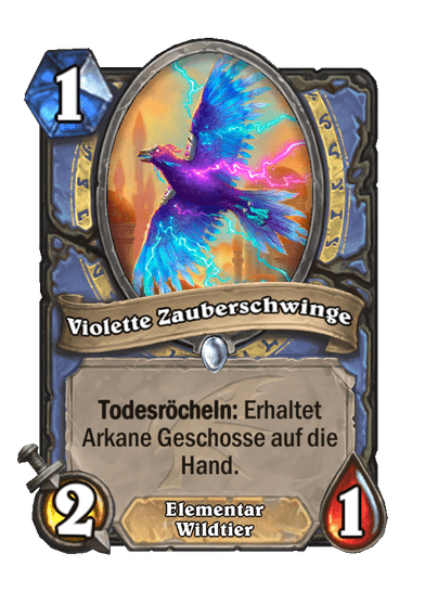 Violette Zauberschwinge