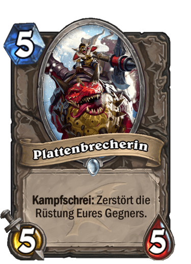 Plattenbrecherin