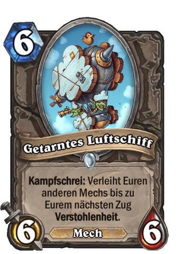 Getarntes Luftschiff