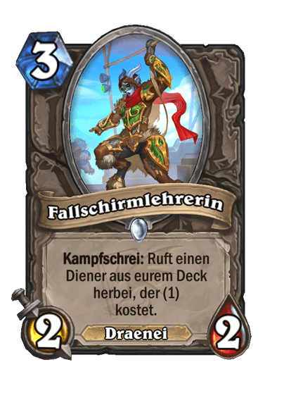 Fallschirmlehrerin