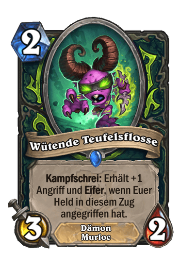 Wütende Teufelsflosse