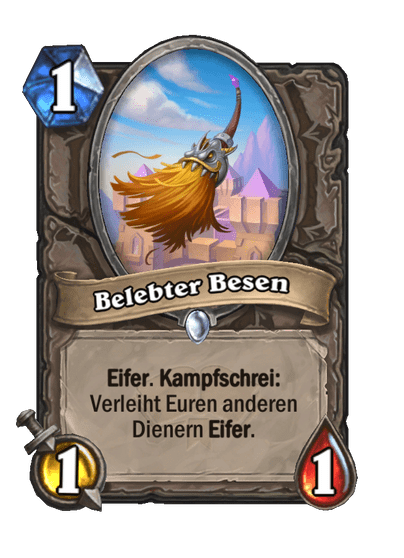 Belebter Besen