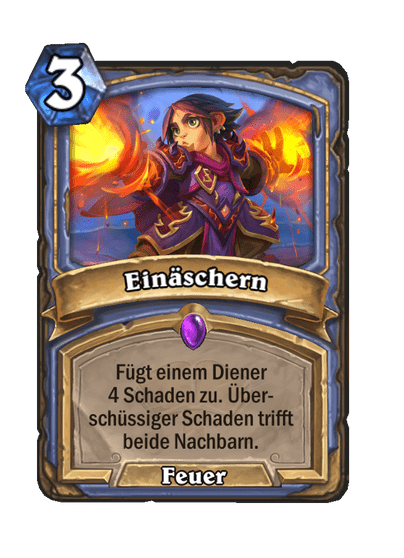 Einäschern