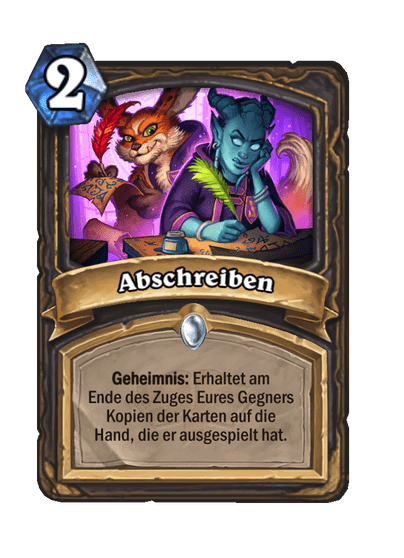 Abschreiben