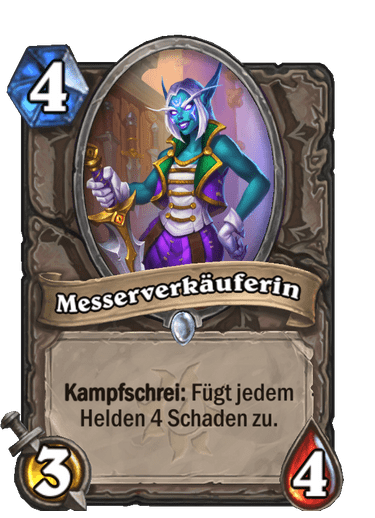 Messerverkäuferin