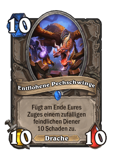 Entflohene Pechschwinge