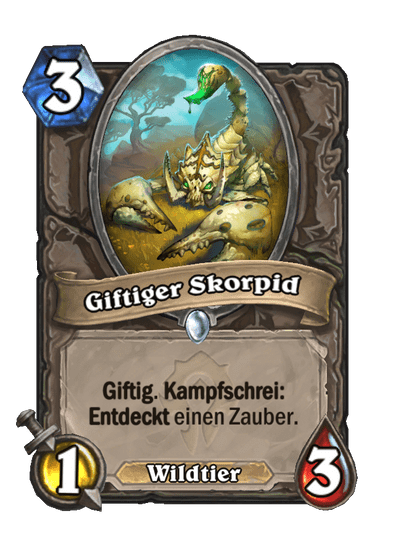 Giftiger Skorpid
