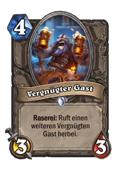 Vergnügter Gast