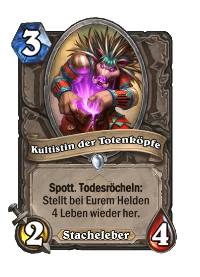 Kultistin der Totenköpfe