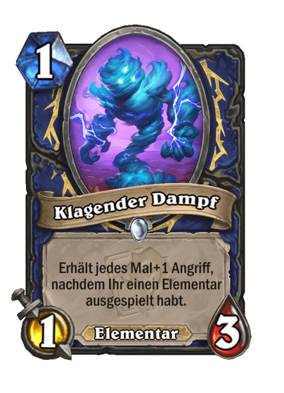 Klagender Dampf
