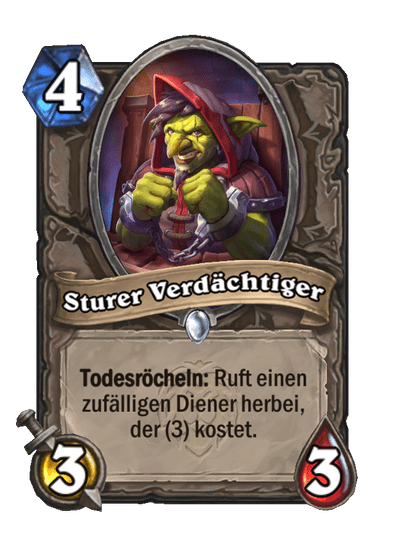Sturer Verdächtiger