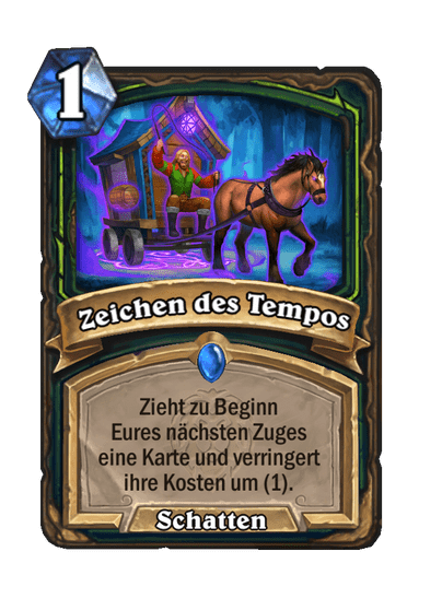 Zeichen des Tempos