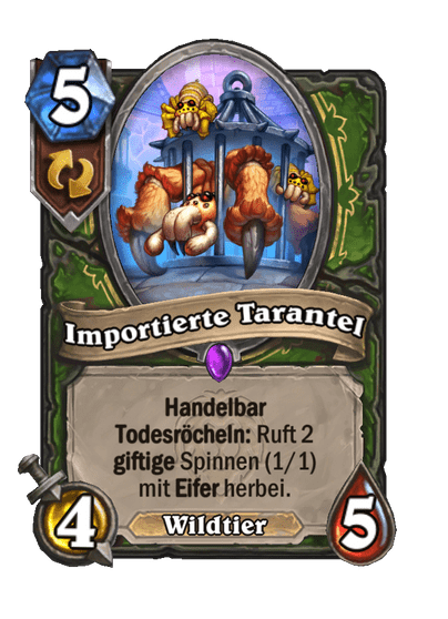 Importierte Tarantel