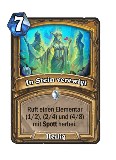 In Stein verewigt