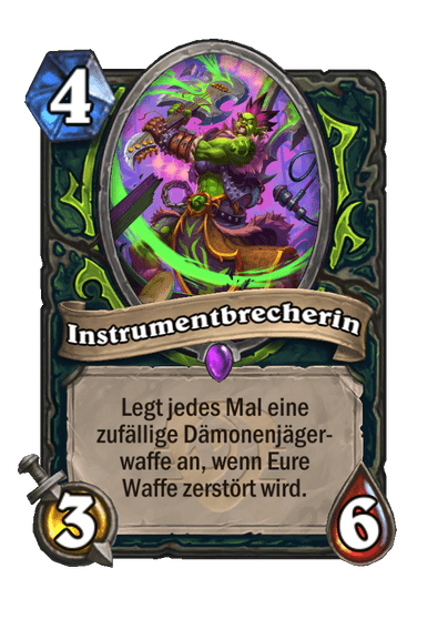 Instrumentbrecherin