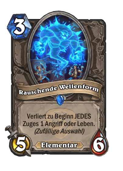 Rauschende Wellenform