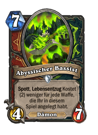 Abyssischer Bassist