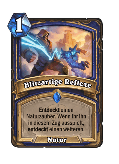 Blitzartige Reflexe