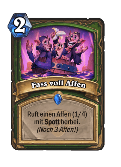 Fass voll Affen