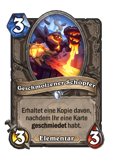 Geschmolzener Schöpfer