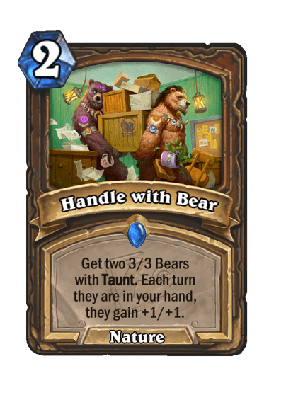 Handle with Bear