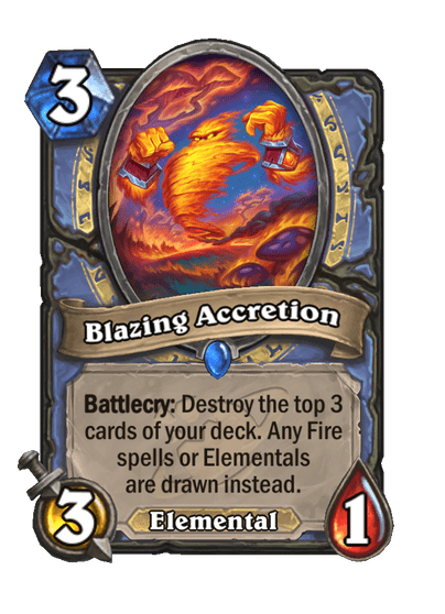 Blazing Accretion