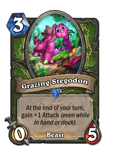 Grazing Stegodon