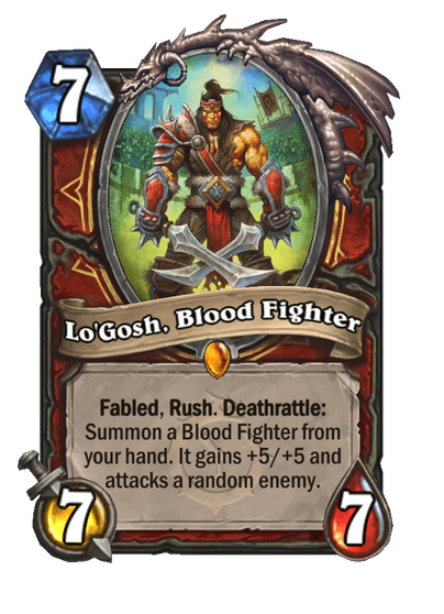 Lo'Gosh, Blood Fighter